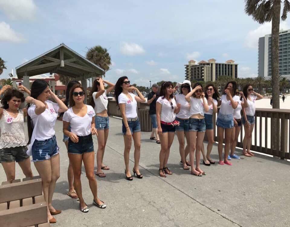 TP Orlando, Florida chào đón dàn thí sinh xinh đẹp cuộc thi  Miss&mrs Vietnamese-America với tiết trời tuyệt đẹp