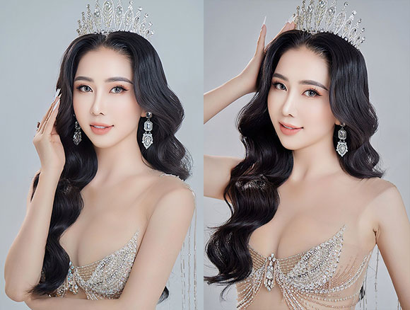 Hoa hậu Trịnh Thanh Hồng hóa thân Nữ thần sắc đẹp