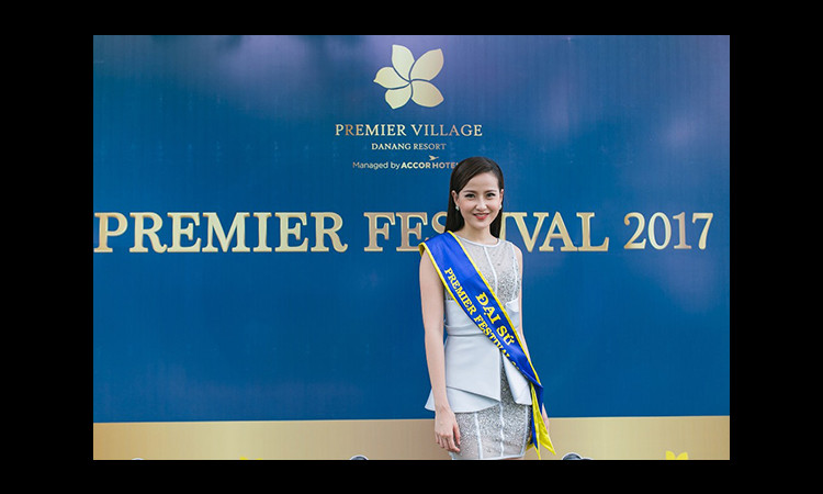 Hoa khôi Du Lịch Khánh Ngân đồng hành cùng Festival Premier 2017