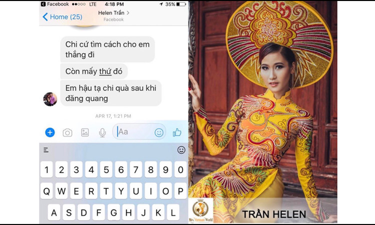 Gạ mua giải không thành, Hellen Trần quậy ban tổ chức Mrs Việt Nam World