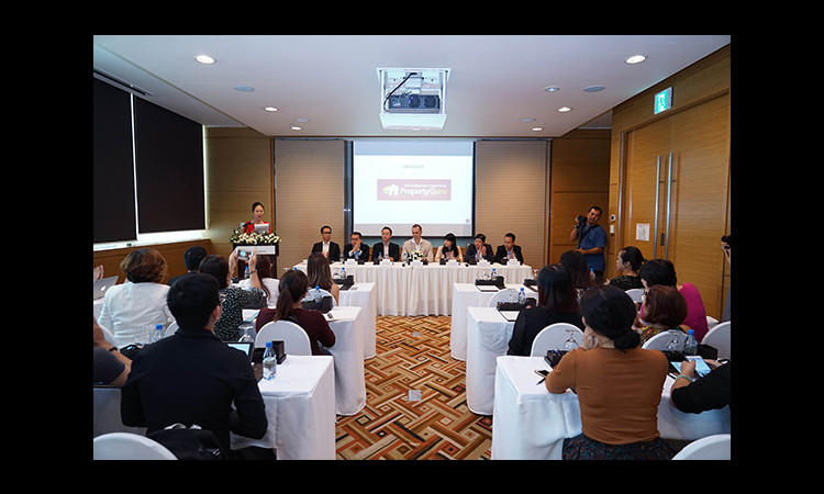 Quang cảnh buổi họp báo công bố tổ chức‘Giải thưởng Bất động sản Việt Nam 2018’