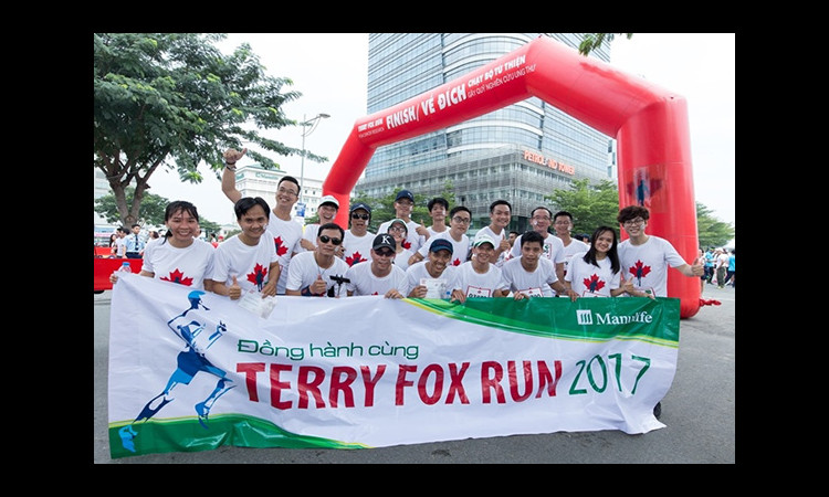  Chương trình Chạy bộ Từ thiện Terry Fox 2017 với các dự án nghiên cứu và điều trị bệnh ung thư