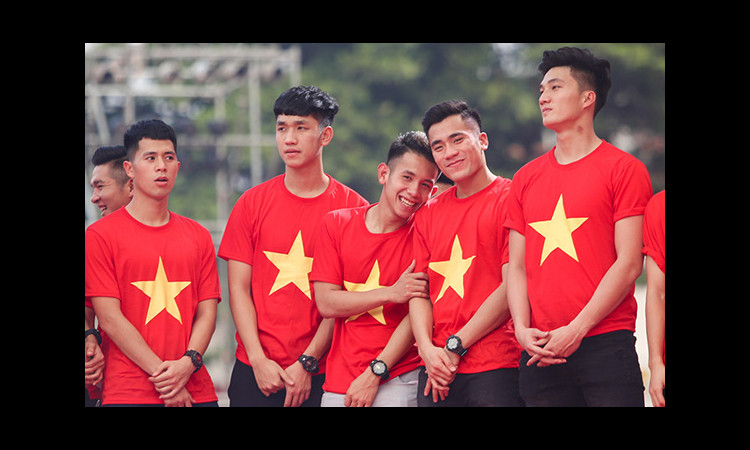 Sài Gòn với những khoảnh khắc đáng yêu của các chàng trai U23 Việt Nam