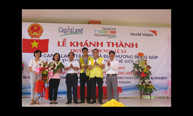 Trường mẫu giáo Lệ Xá CapitaLand Hope – Ngôi trường thứ ba CapitaLand tài trợ tại Việt Nam