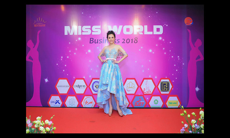 Hoa hậu Châu Ngọc Bích làm giám khảo chấm thi Miss World Business 2018