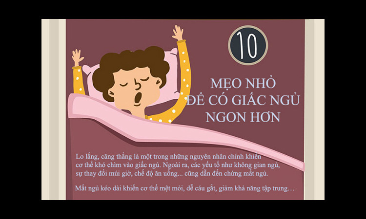 10 mẹo đơn giản giúp cải thiện tình trạng mất ngủ hàng đêm