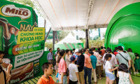 Hàng nghìn gia đình Việt trải nghiệm sự kiện “Trạm sạc Sức bền 24h Khổng lồ” của Nestlé MILO