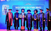 NTK Quỳnh Paris nhận bằng Tiến sĩ danh dự của Trường Đại học International American.
